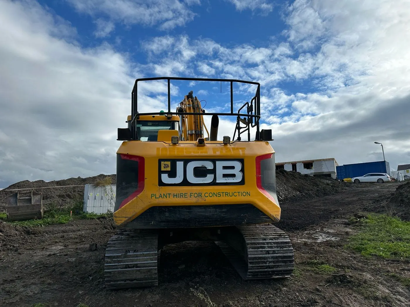 JCB 140X, koparka gąsienicowa, używana