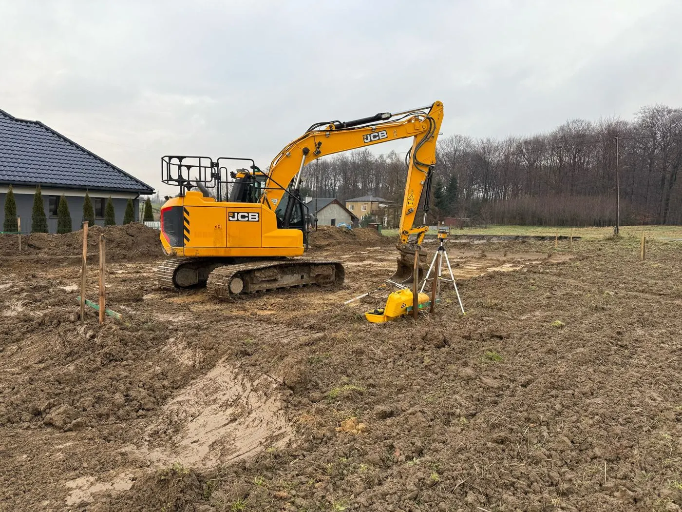 JCB 140X, koparka gąsienicowa, używana